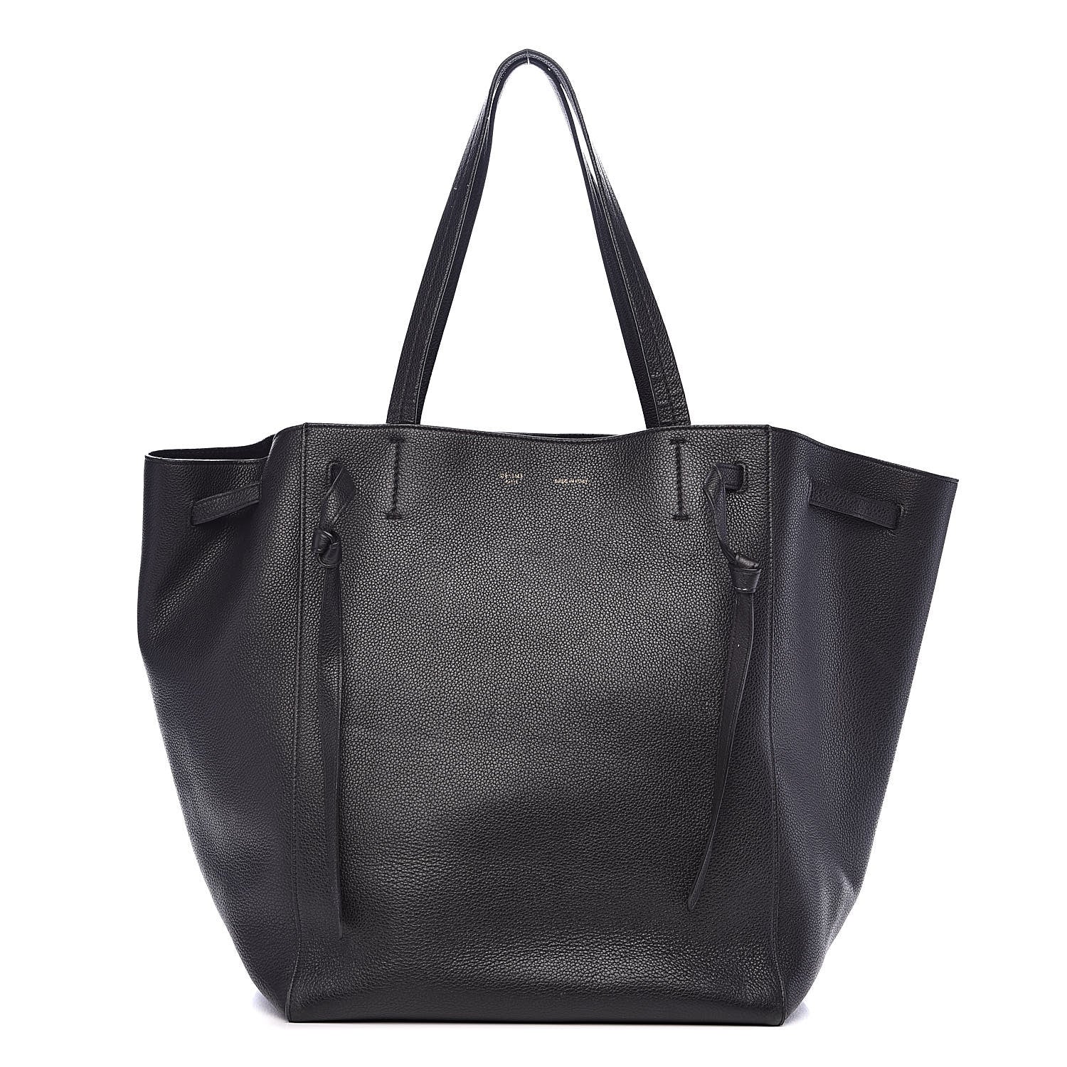 Celine Soft Grained Calfskin Medium Cabas Phantom Black 1 of 15