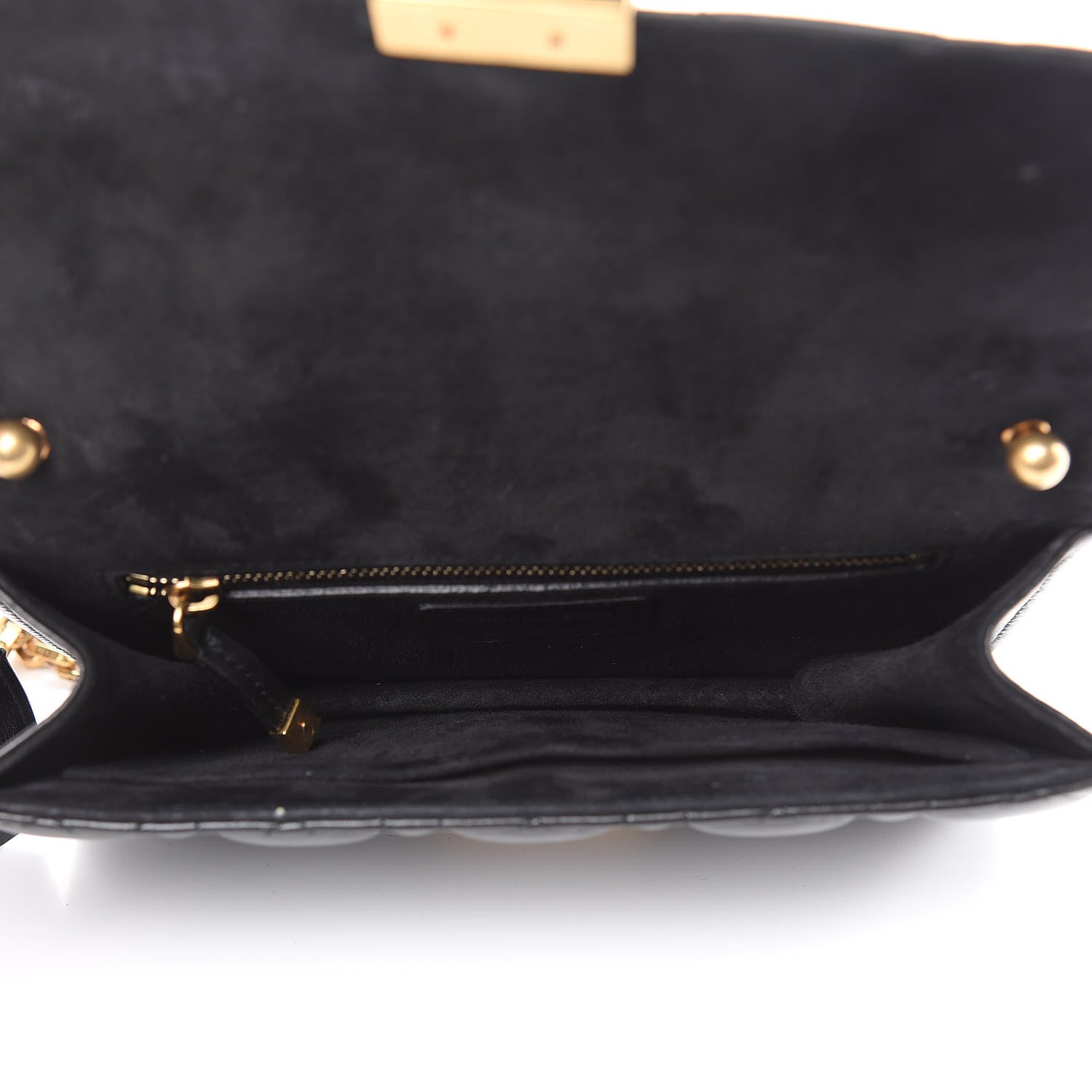 Christian Dior Lambskin Cannage Small Dioraddict Flap Bag Black 5 of 12