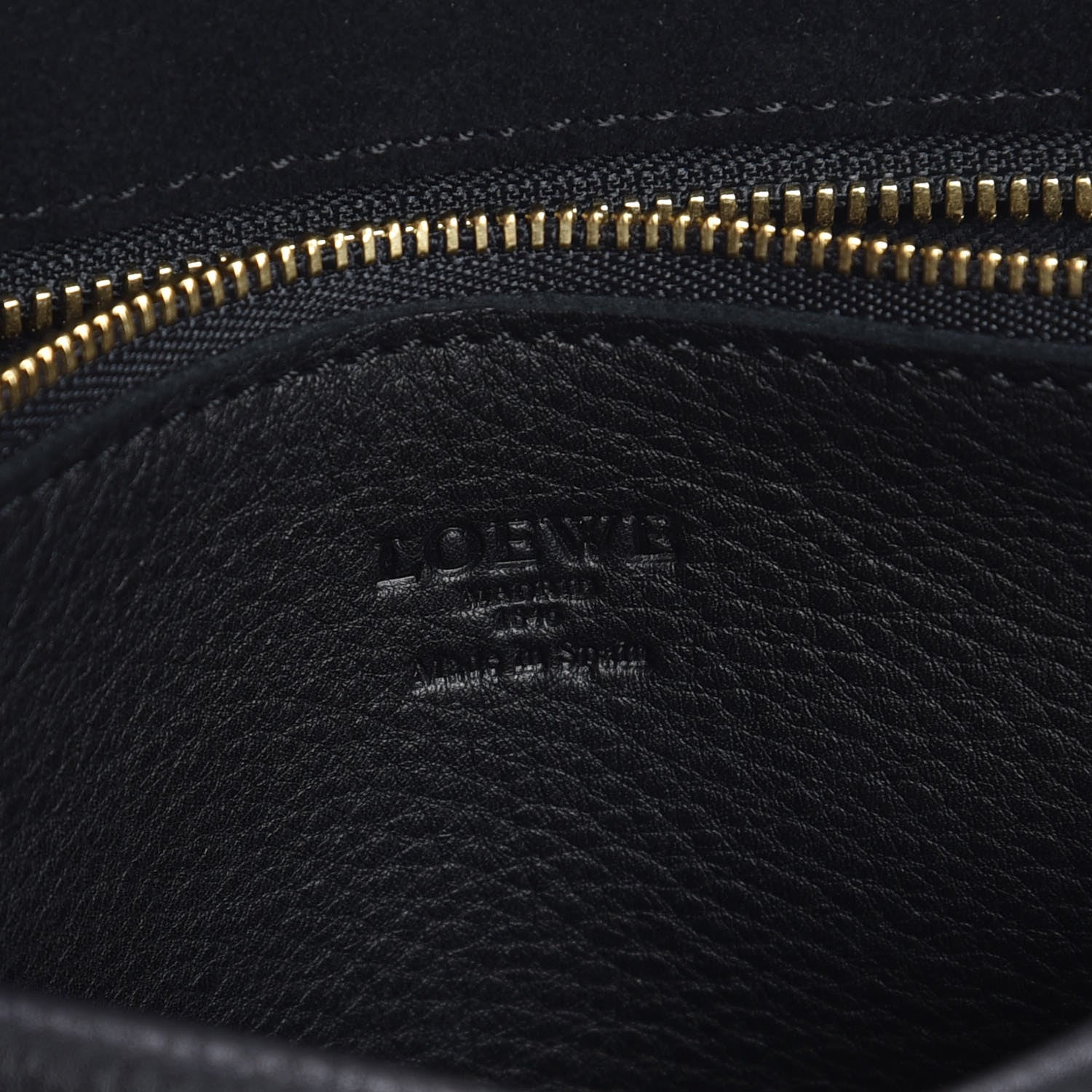 Loewe Suede Calfskin Amazona Black 6 of 6