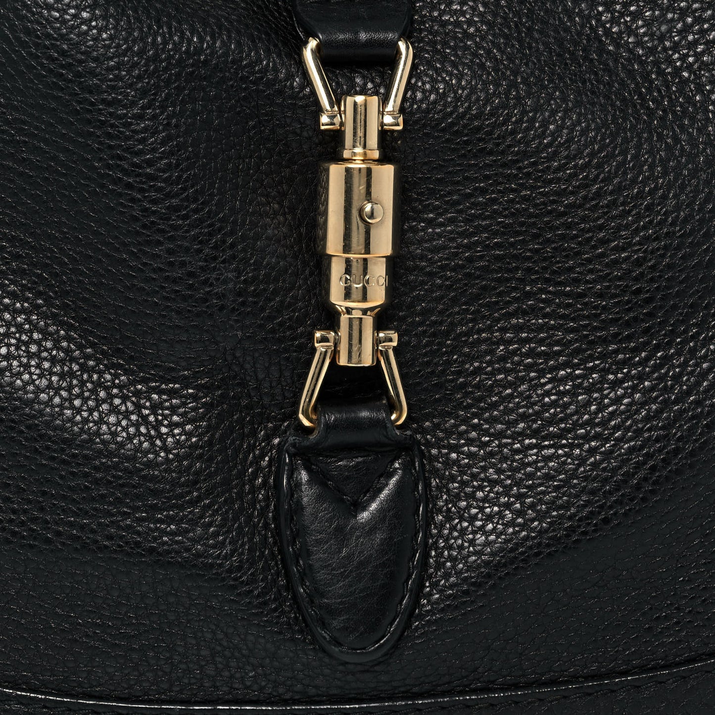 Calfskin Medium New Jackie Shoulder Bag Black