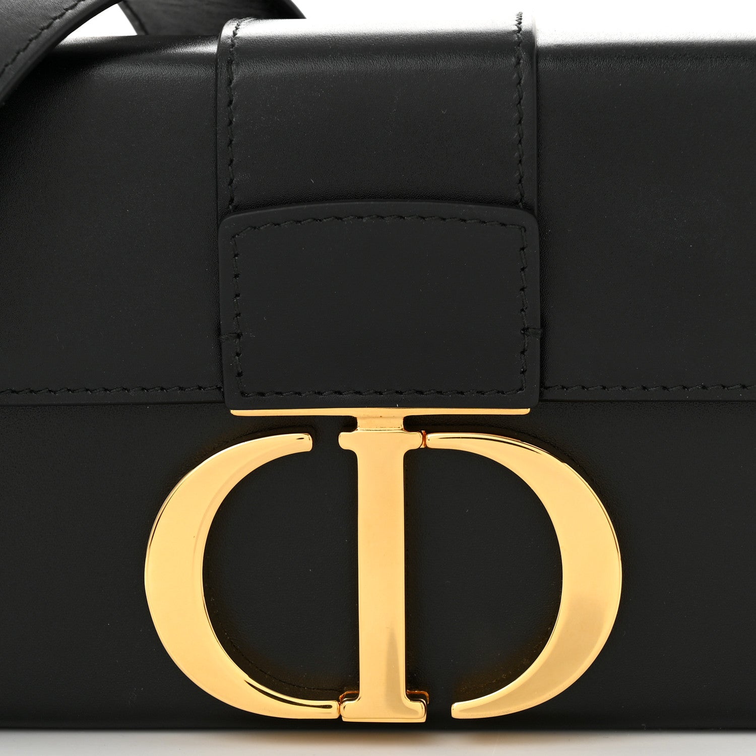 Christian Dior Box Calfskin 30 Montaigne Box Bag Black 7 of 9