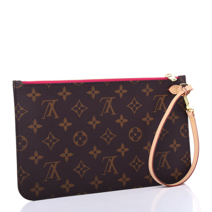 Louis Vuitton Monogram Neverfull MM GM Pochette Pivoine 3 of 7