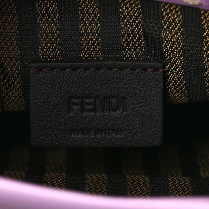 Fendi Vitello King Plexiglass Logo Embossed Mini Fendi Sunshine Shopper Tote Lavanda 6 of 12