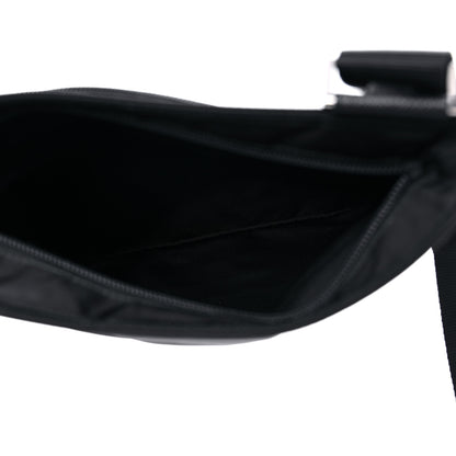 Prada Tessuto Nylon Saffiano Flat Messenger Bag Black 5 of 8