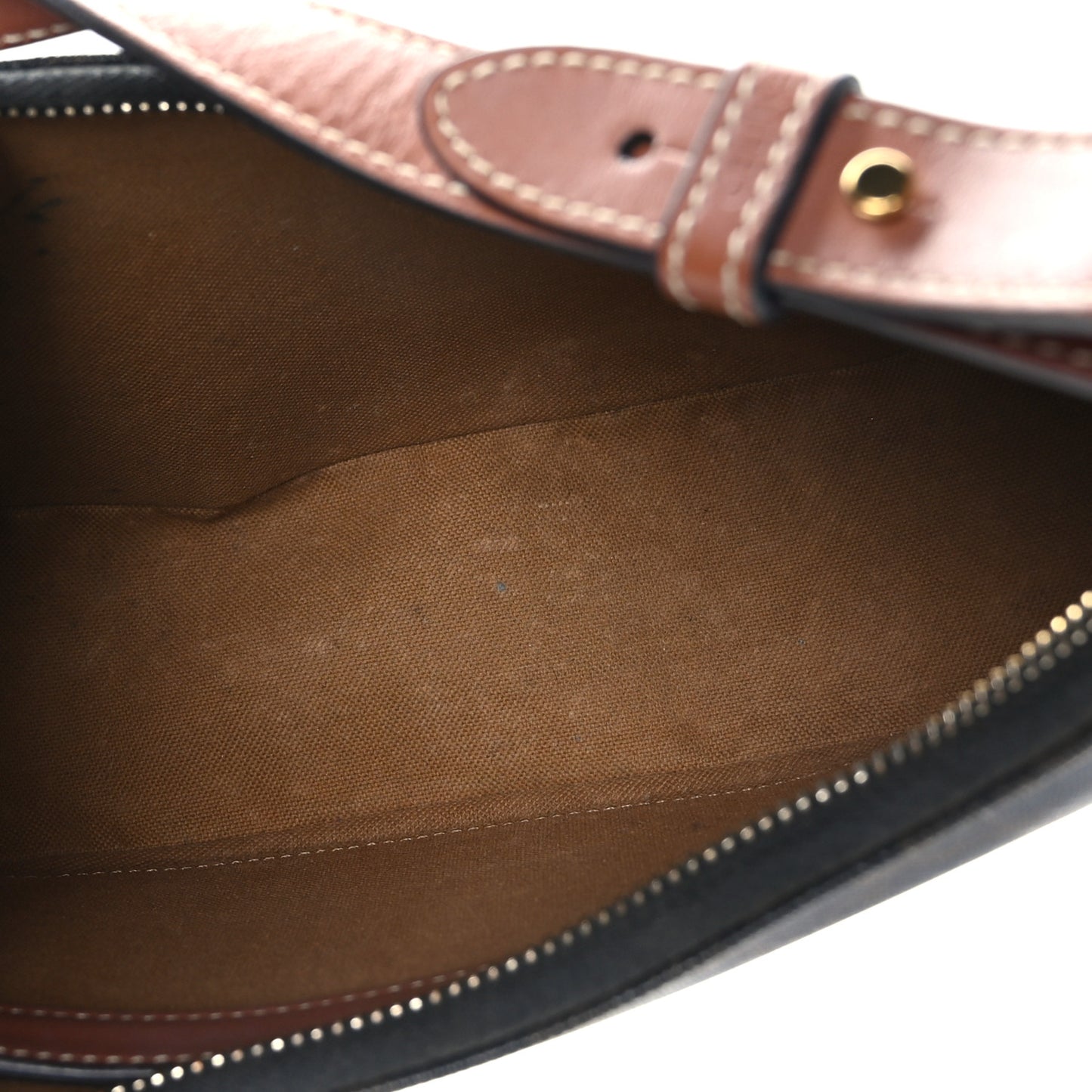 Triomphe Canvas Calfskin Ava Shoulder Bag Tan