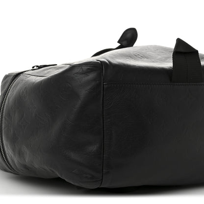 Louis Vuitton Calfskin Monogram Shadow Discovery Backpack Black 9 of 10