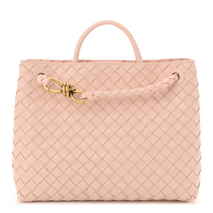 Bottega Veneta Nappa Intrecciato Medium Andiamo Shoulder Bag Lotus 1 of 10