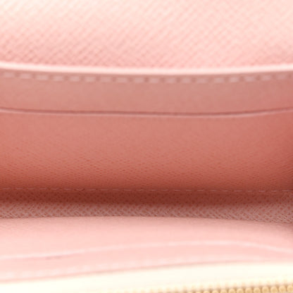 Louis Vuitton Damier Azur Rosalie Coin Purse Rose Ballerine 5 of 6