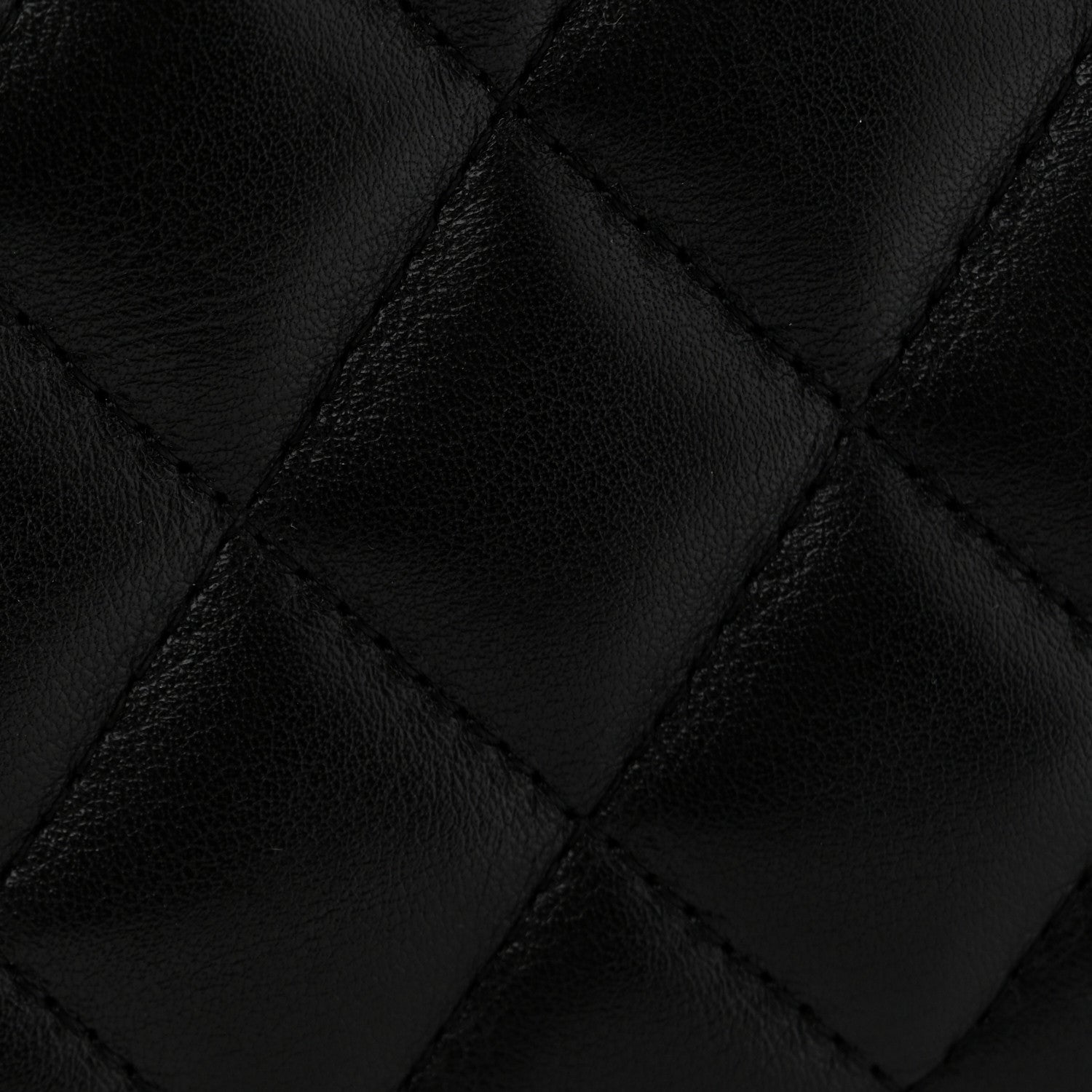 Chanel Calfskin Quilted Large Cambon Bowler Black White 11 of 13