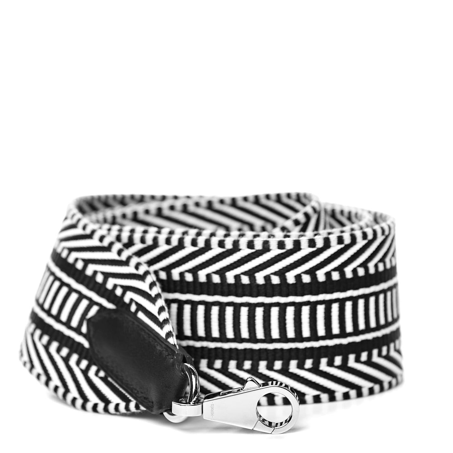 Toile Swift 50mm Sangle Cavale Shoulder Strap Black Ecru