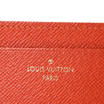 Louis Vuitton Calfskin Jeanne Wallet Insert Piment 6 of 6
