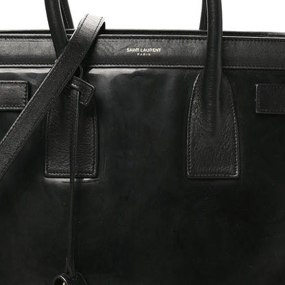 Saint Laurent Patent Calfskin Small Sac de Jour Black 8 of 11