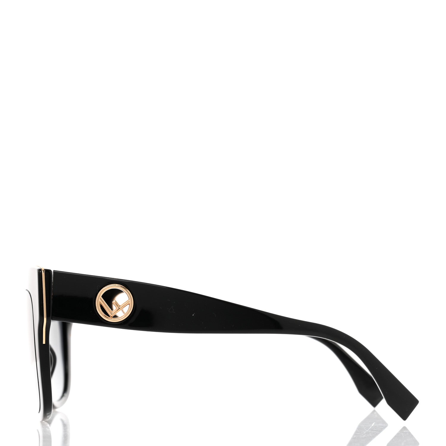 Fendi Acetate F is Fendi Sunglasses FF 0359/G/S Black 3 of 7