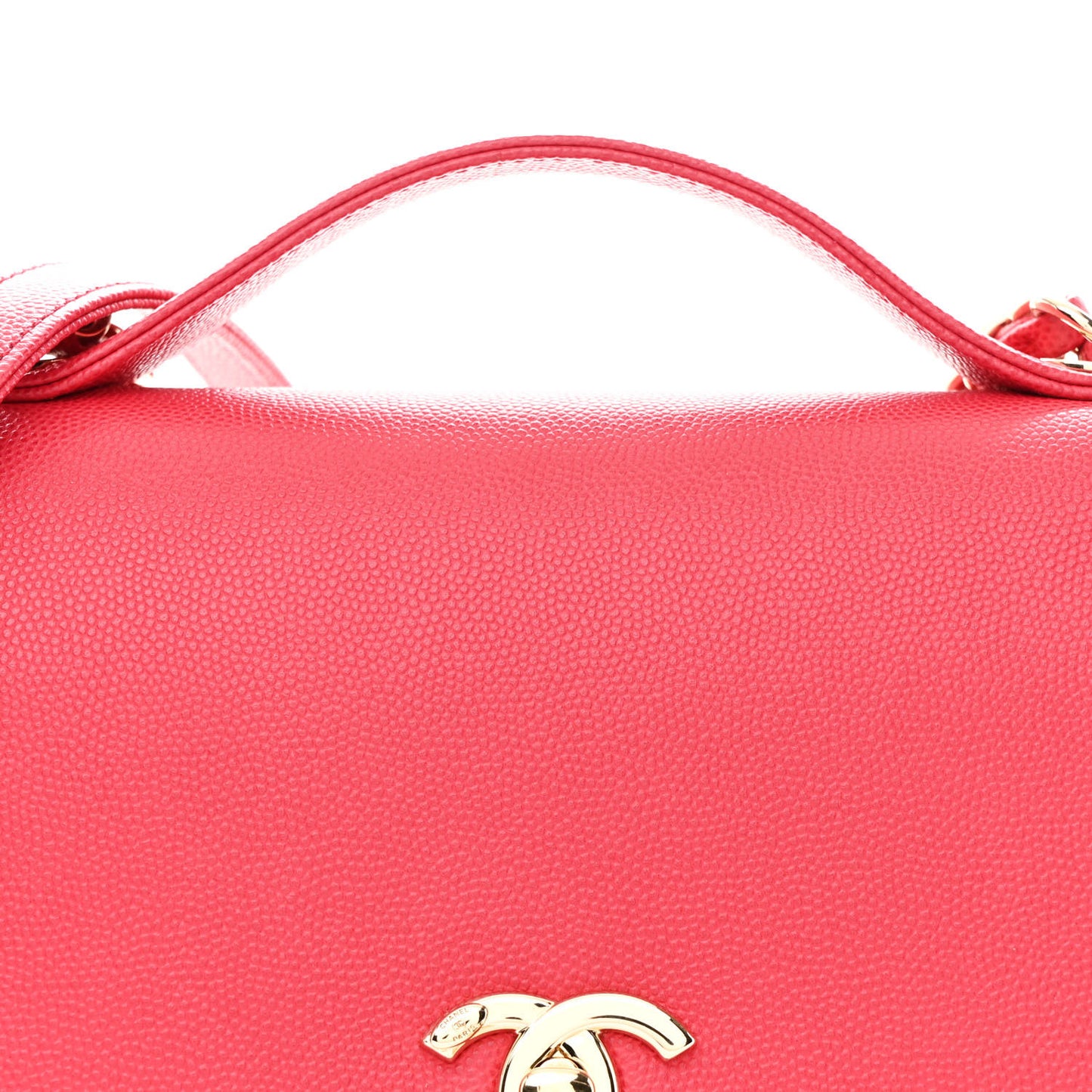 Caviar Quilted Medium Business Affinity Flap Red