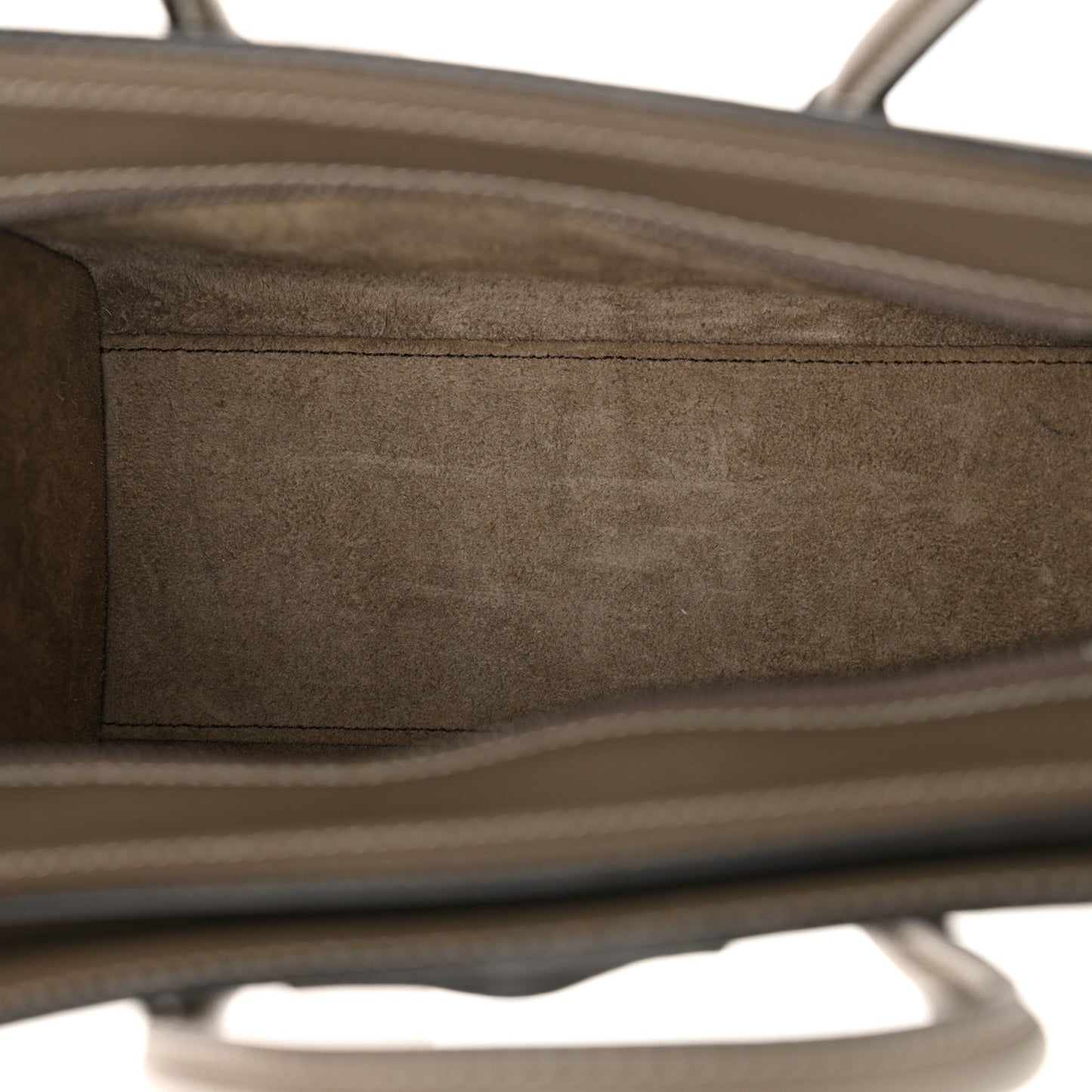 Drummed Calfskin Nano Luggage Souris