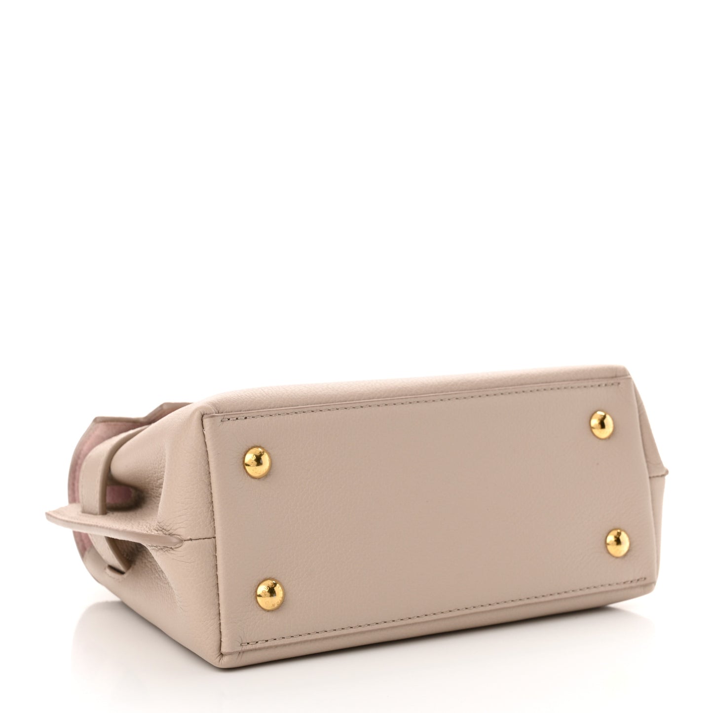 Soft Calfskin Mini Lockme Ever Greige