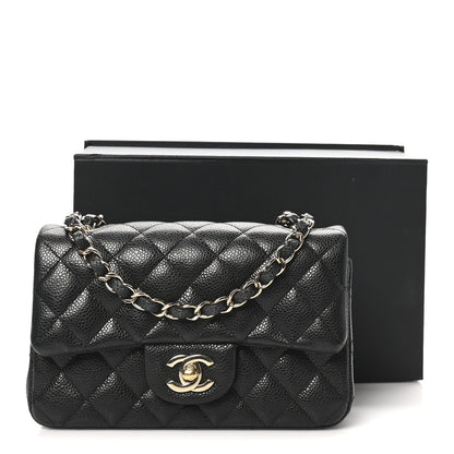 Chanel Caviar Quilted Mini Rectangular Flap Black 11 of 11