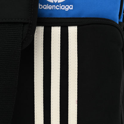 Balenciaga X ADIDAS Nylon Messenger Bag Black Blue 8 of 12