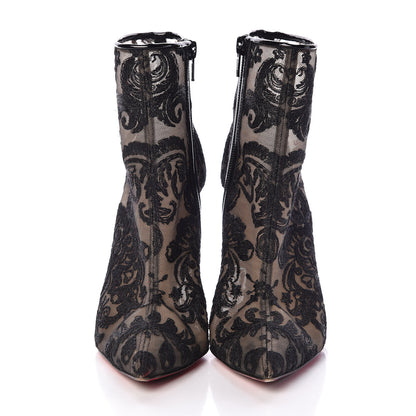 Christian Louboutin Alencon Lace Gipsybootie 100 39 Black 2 of 7