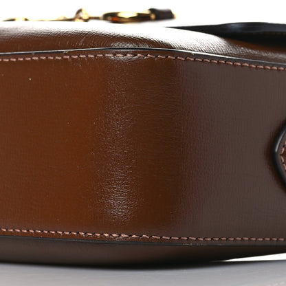 Gucci Azalea Calfskin Small Horsebit 1955 Shoulder Bag Brown Sugar 9 of 9