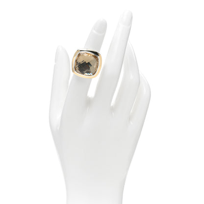 David Yurman Sterling Silver 18K Yellow Gold Champagne Citrine 18mm Albion Statement Ring 49 5 2 of 5