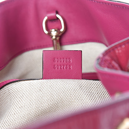 Gucci Vernice Naplack Medium Soho Chain Shoulder Bag Bright Bouganville 7 of 11