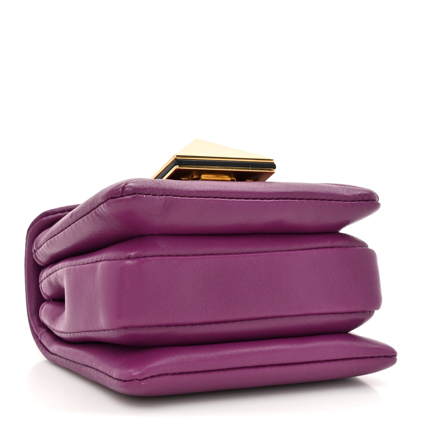 Nappa Micro One Stud Chain Bag Prune