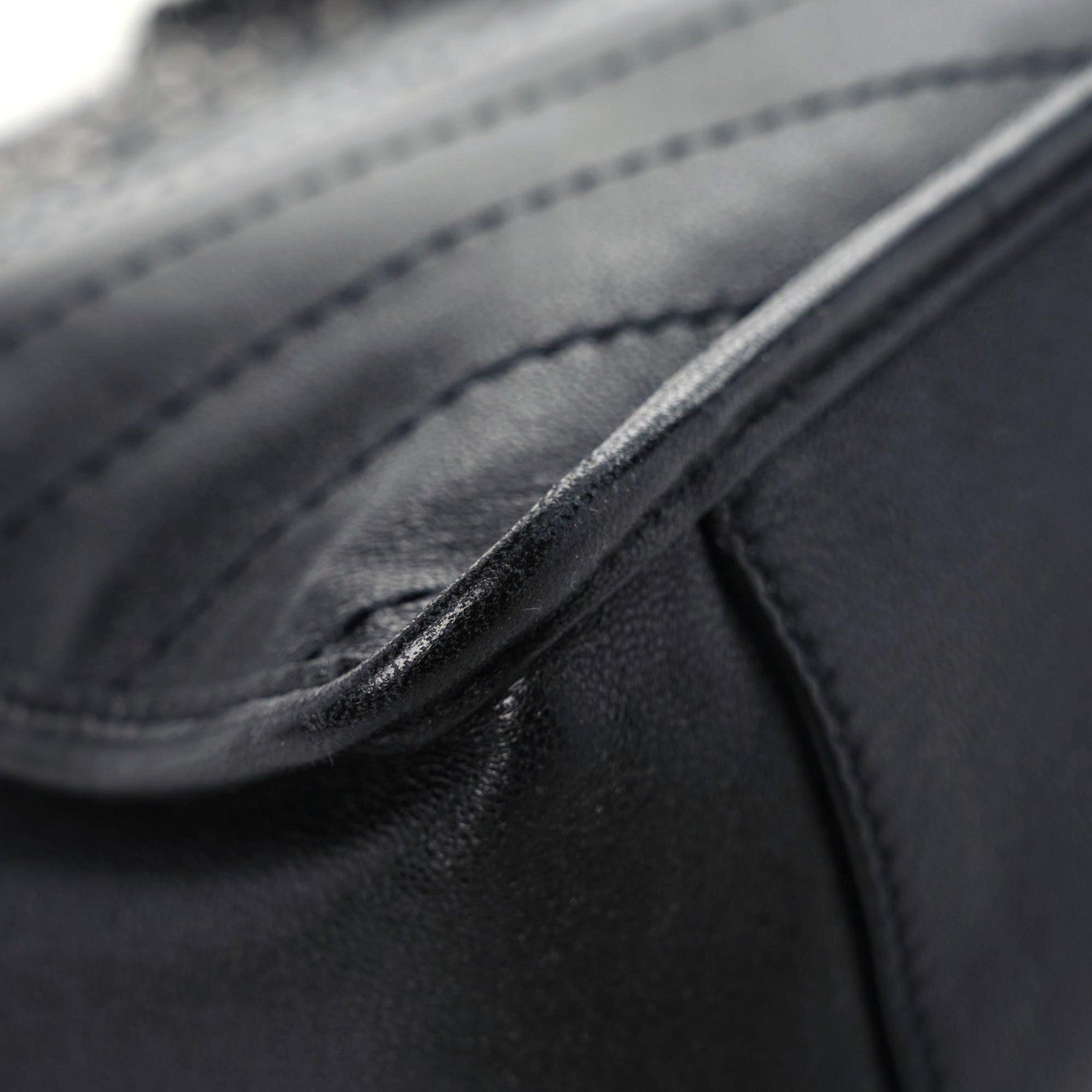 Saint Laurent Calfskin Matelasse Monogram Studded Stardust Medium Niki Chain Satchel Black 7 of 12