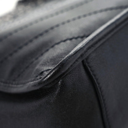 Saint Laurent Calfskin Matelasse Monogram Studded Stardust Medium Niki Chain Satchel Black 7 of 12