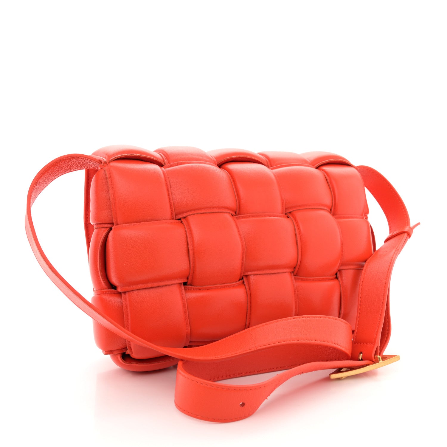 Bottega Veneta Nappa Maxi Intreccio Padded Cassette Crossbody Bag Sunburst 3 of 11