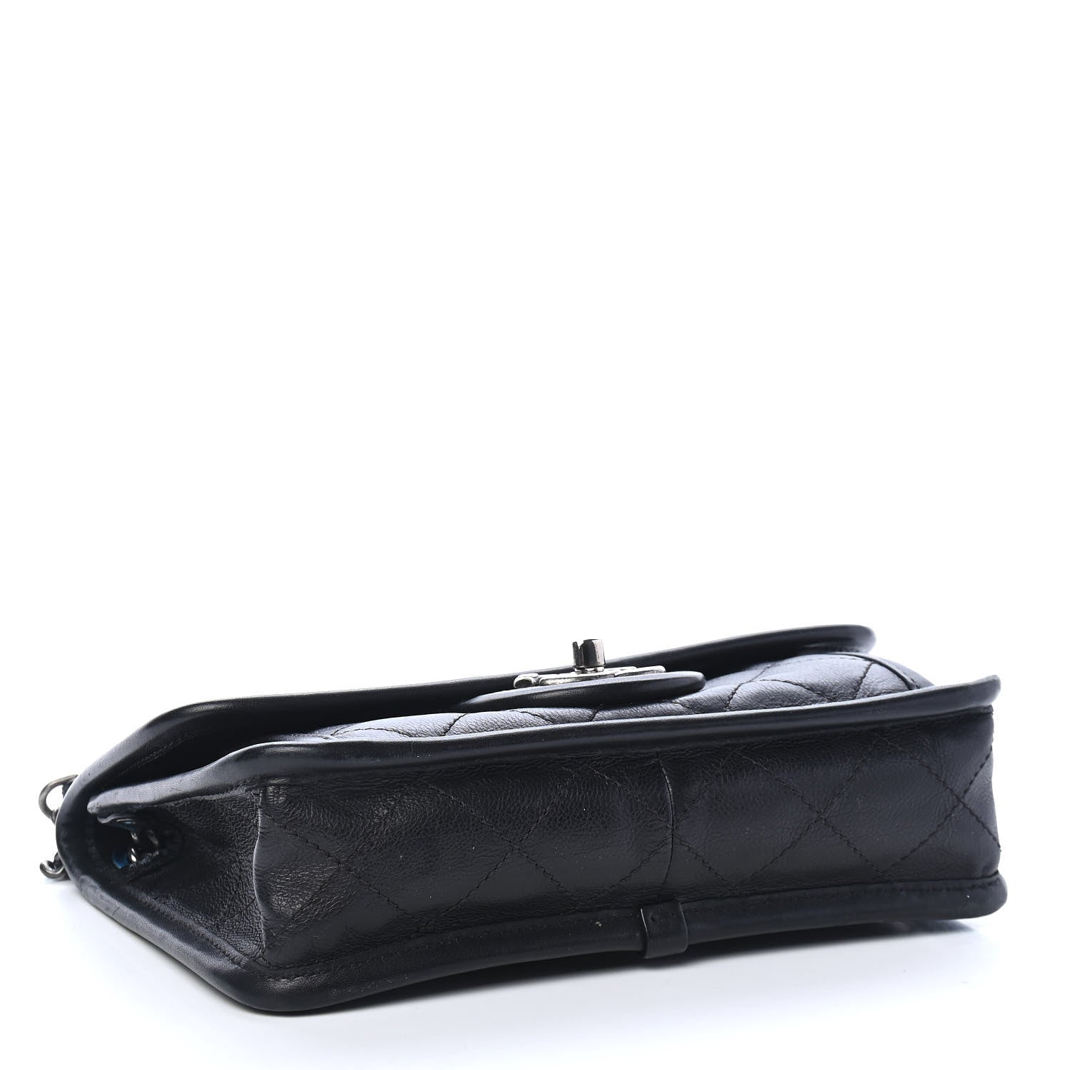 Chanel Calfskin Quilted Mini French Riviera Flap Black 3 of 8