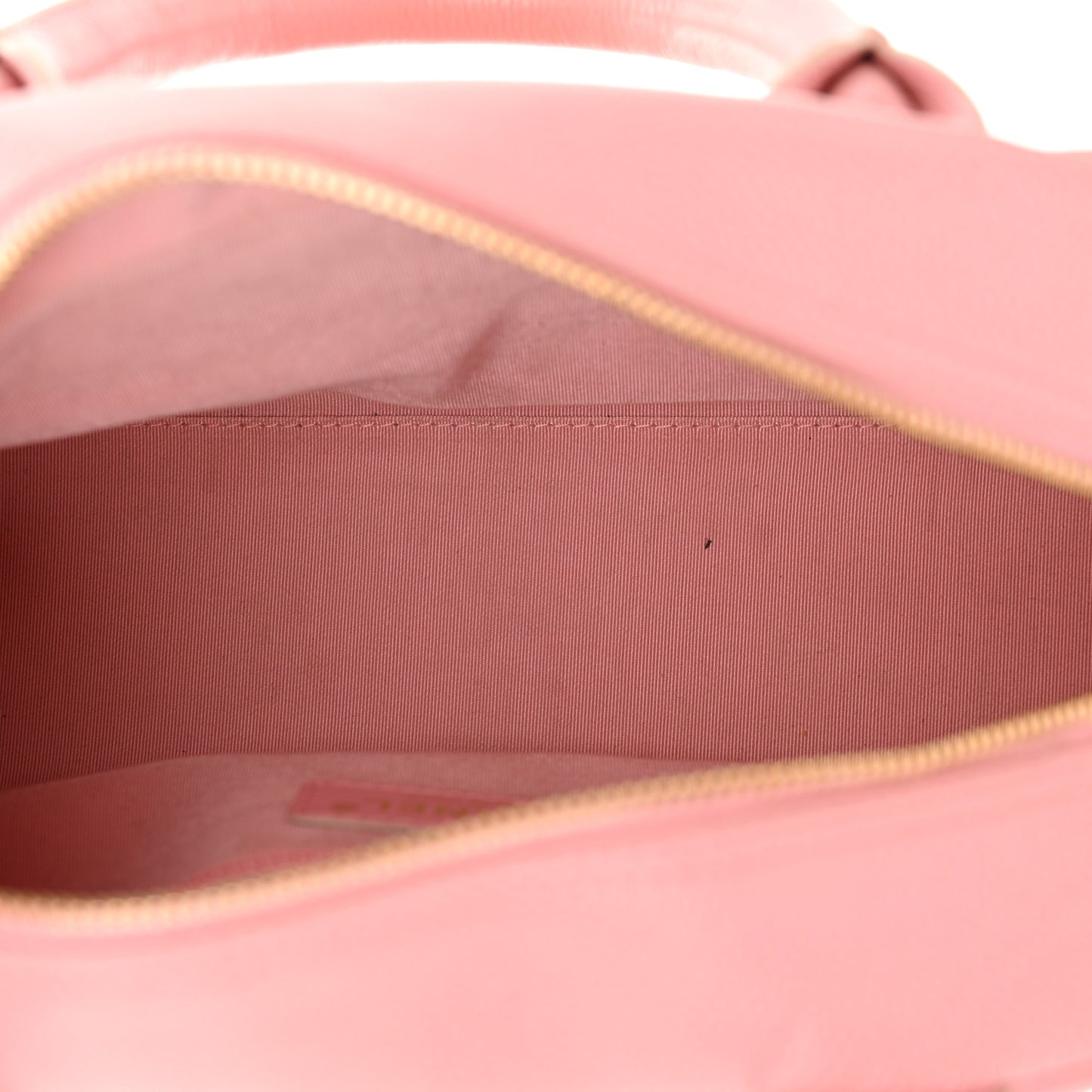 Caviar Quilted Small Bowler Pink