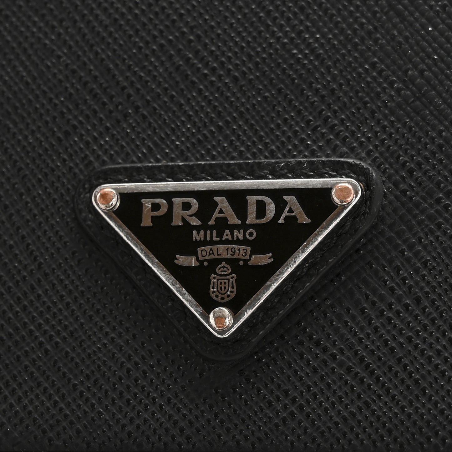 Saffiano Metal iPhone 13 Pro Max Case Black