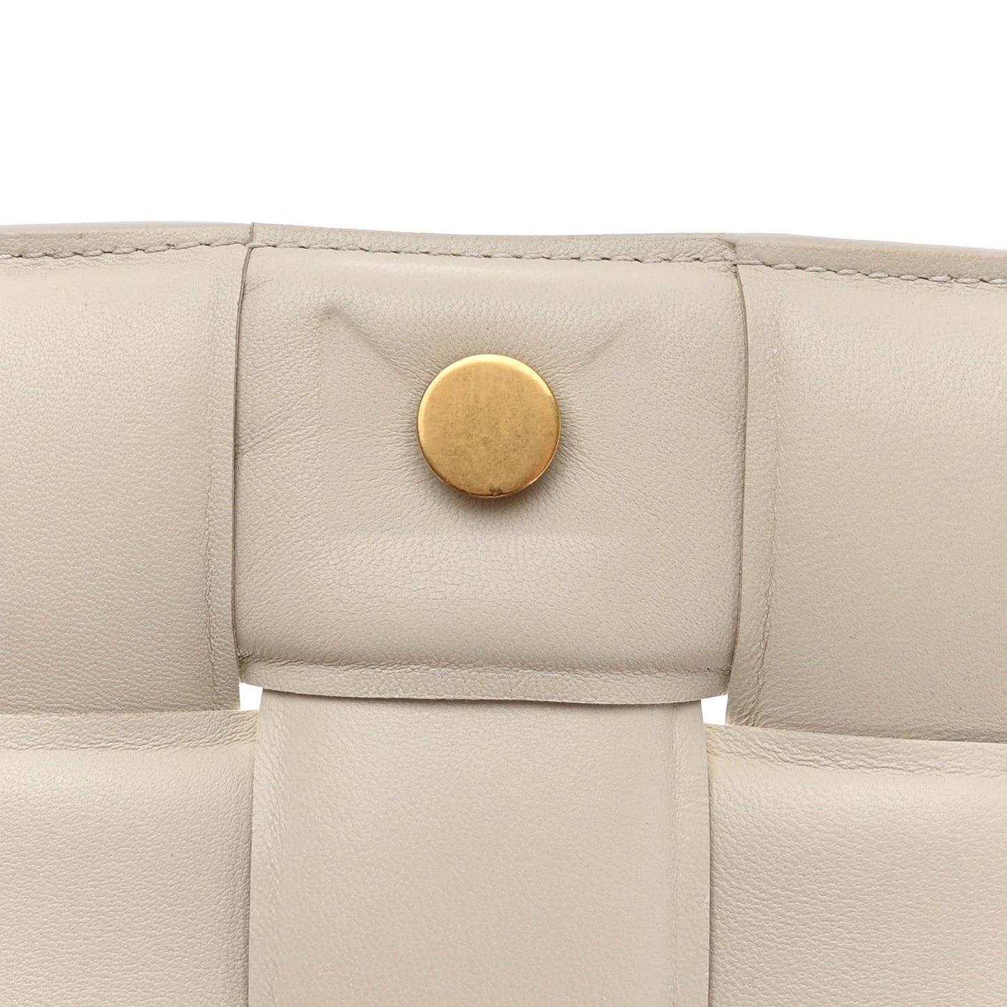 Nappa Maxi Intreccio Padded Cassette Crossbody Bag Plaster