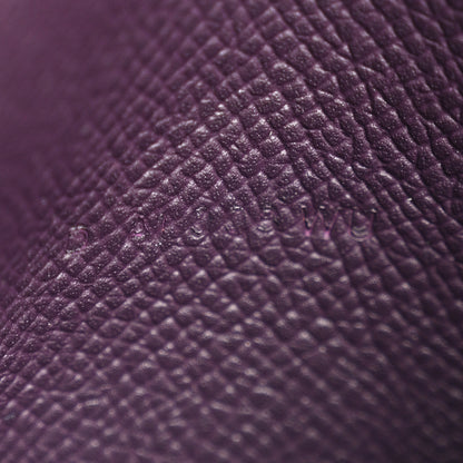 Hermes Epsom Mini Bearn Wallet Raisin 7 of 9