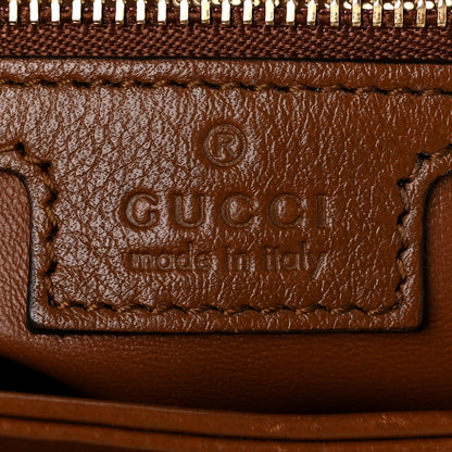 Gucci Roxy Calfskin Web Medium Blondie Shoulder Flap Bag Cuir 6 of 10