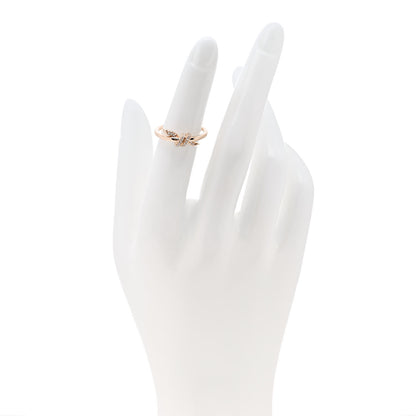 Tiffany 18K Rose Gold Diamond Small Knot Ring 50 5.5 2 of 5