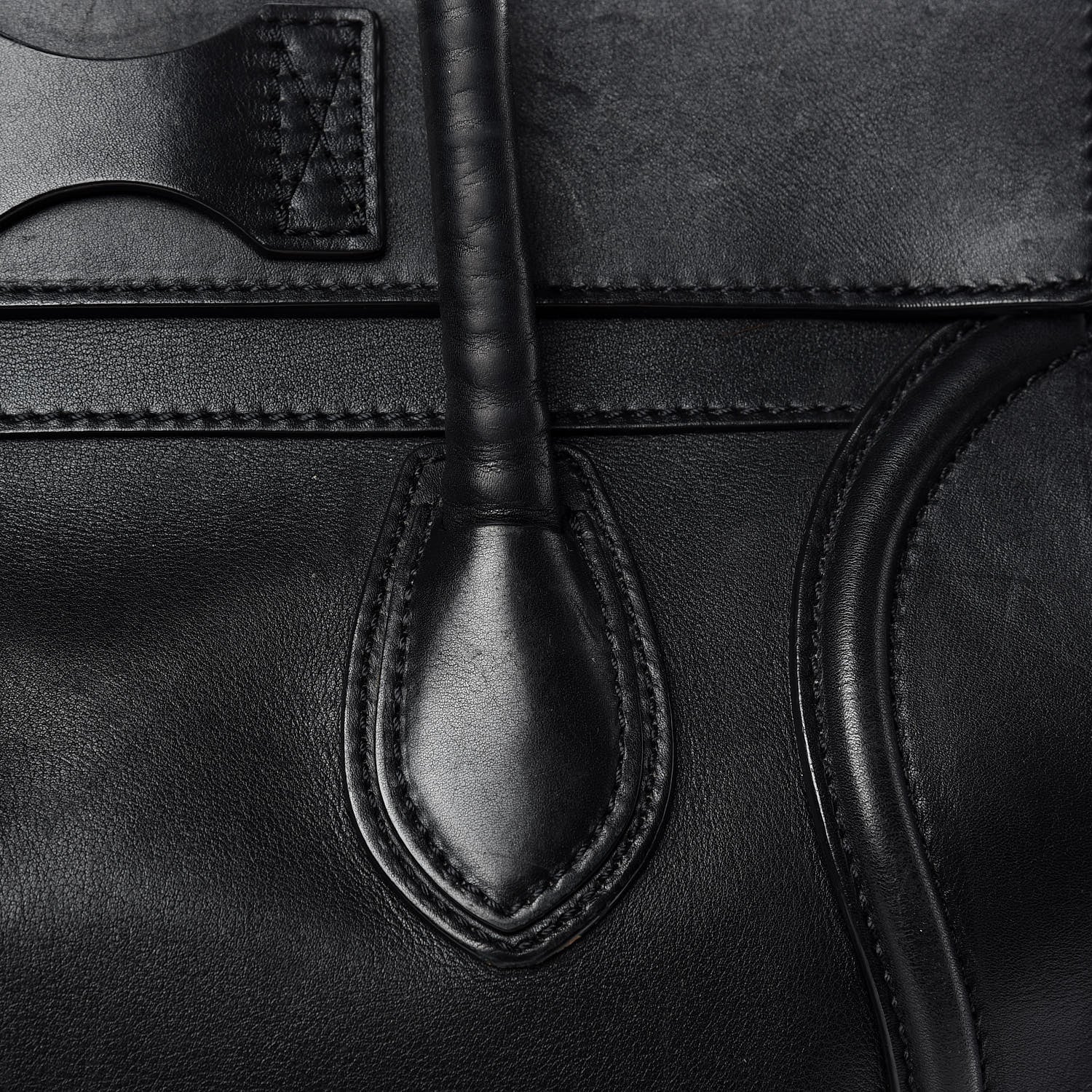 Celine Smooth Calfskin Mini Luggage Black 19 of 30