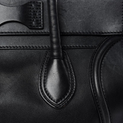 Celine Smooth Calfskin Mini Luggage Black 19 of 30