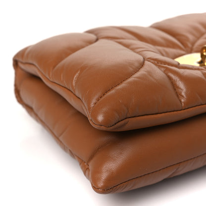 Mulberry Nappa Pillow Quilted Little Softie Bag Tobacco Brown 7 of 8