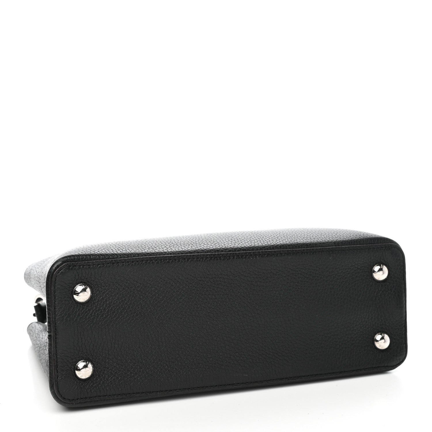 Louis Vuitton Taurillon Capucines PM Black 3 of 4