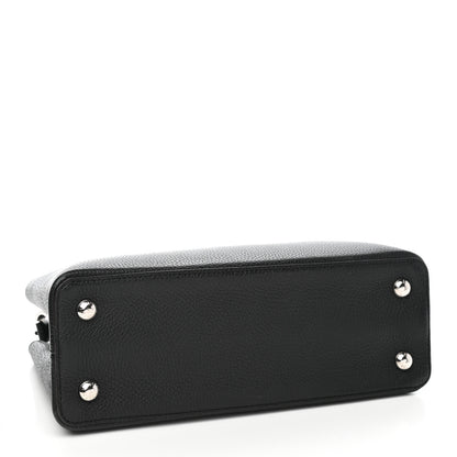 Louis Vuitton Taurillon Capucines PM Black 3 of 4