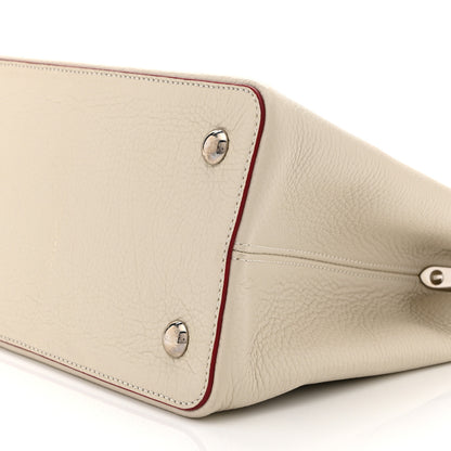 Louis Vuitton Taurillon Capucines MM Blanc Casse 10 of 10