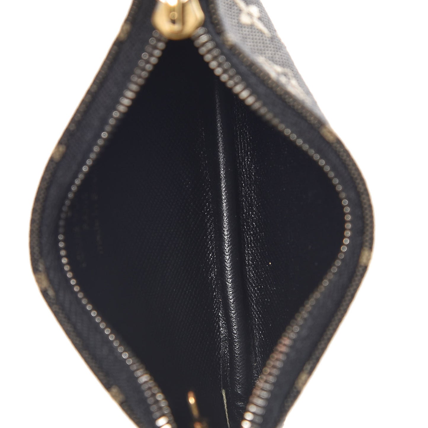 Mini Monogram Key Pouch Black