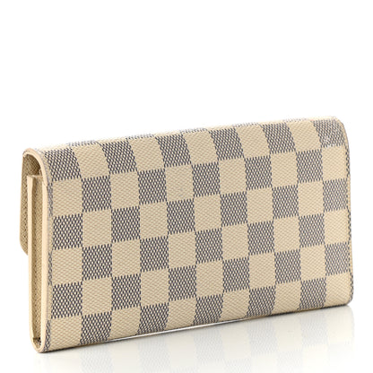 Louis Vuitton Damier Azur Emilie Wallet 3 of 7