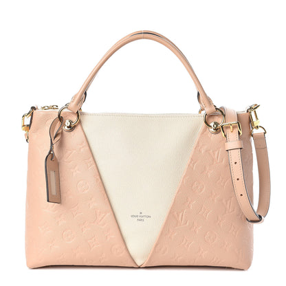 Louis Vuitton Empreinte V Tote MM Beige Rose Creme 1 of 13
