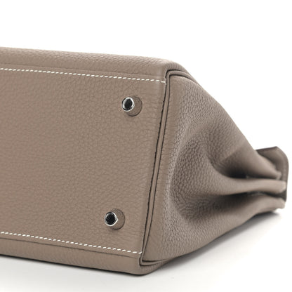 Hermes Togo Kelly Retourne 28 Etoupe 7 of 10