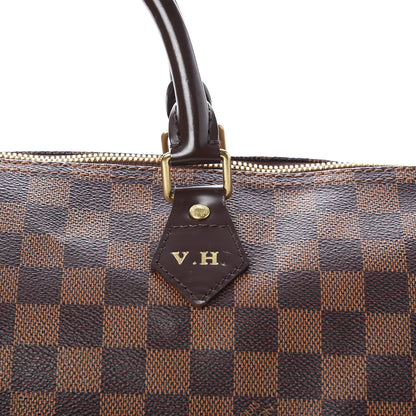 Louis Vuitton Damier Ebene Speedy Bandouliere 35 9 of 10