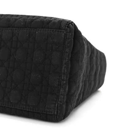 Christian Dior Nylon Cannage Medium Lady Dior Black 10 of 13