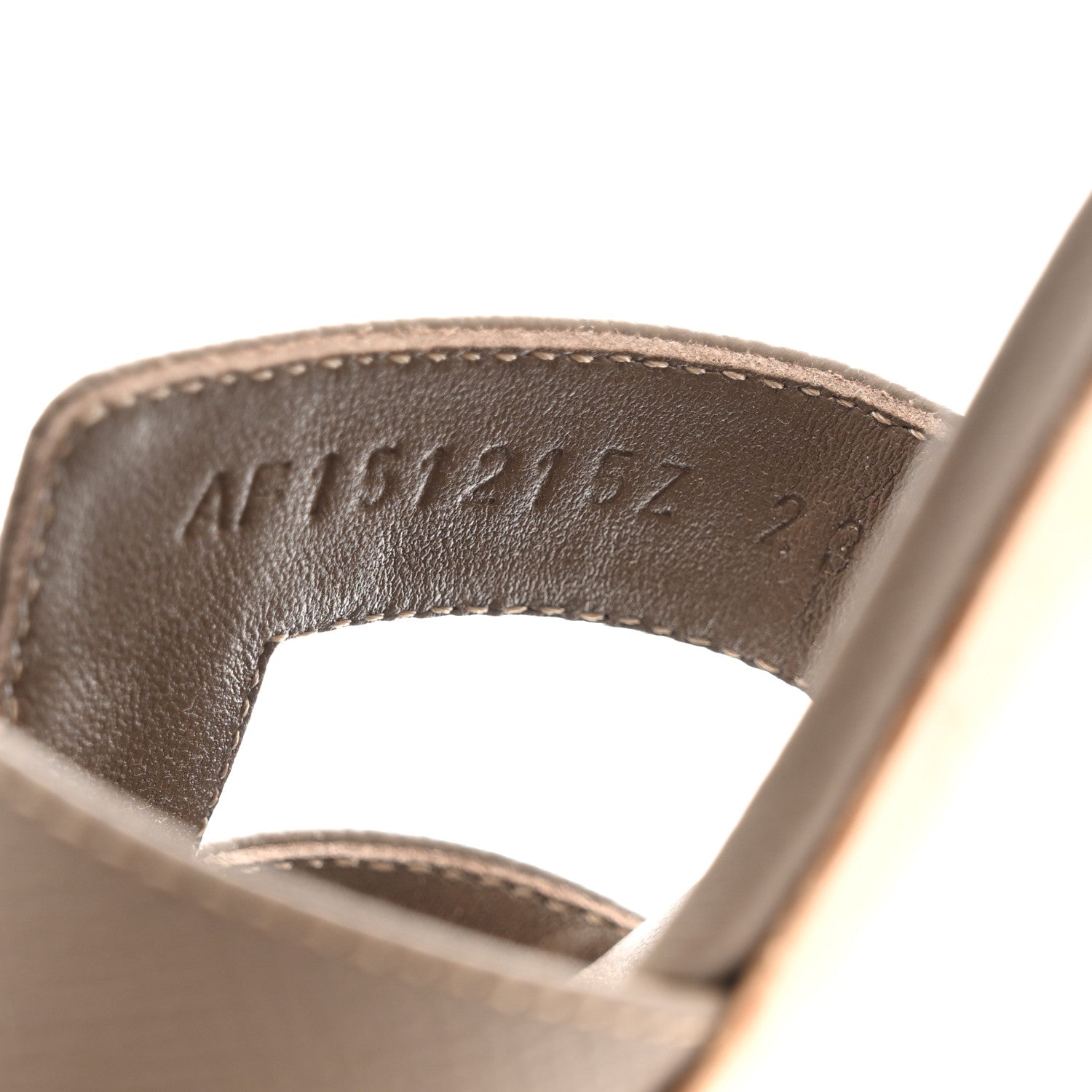 Hermes Epsom Oasis Sandals 36.5 Etoupe 8 of 8
